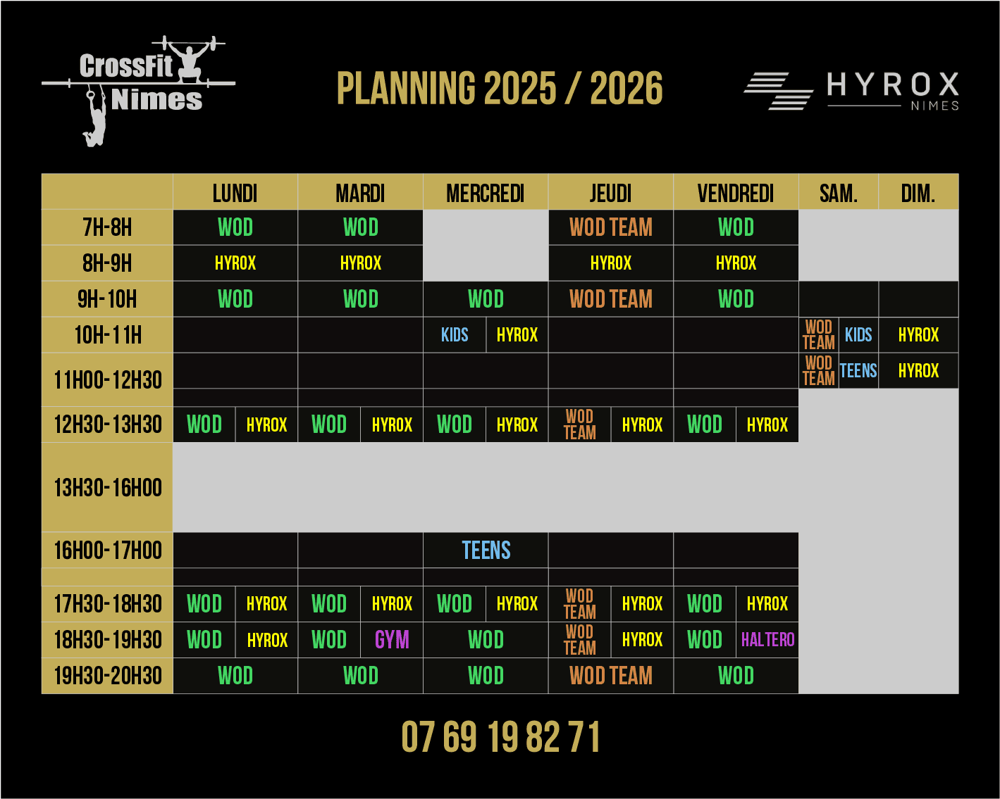 Planning CFN HYROX Avril 2025
